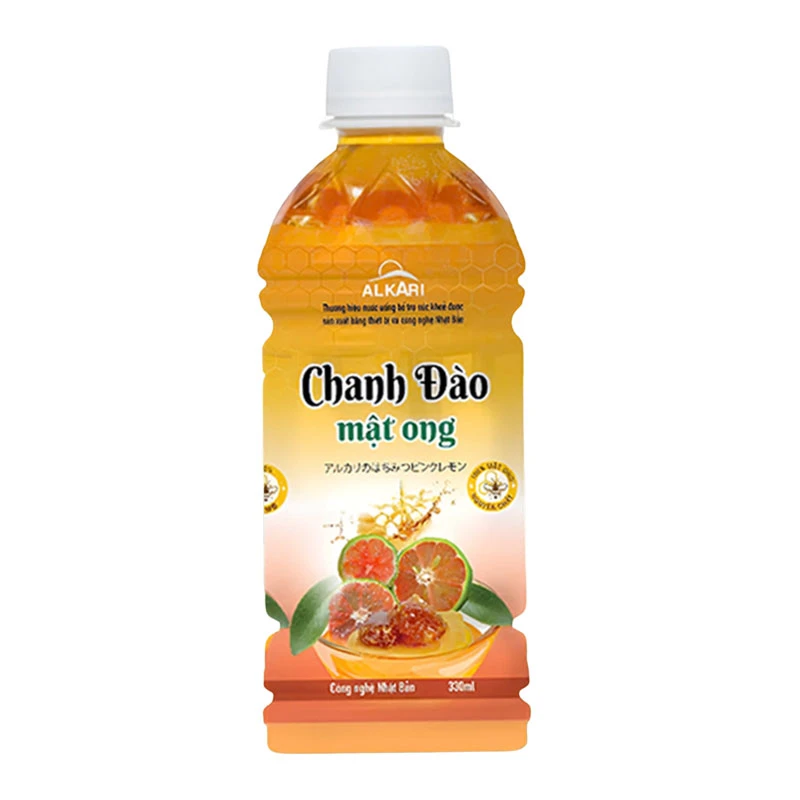 Chanh đào mật ong ALKARI (330mlx24 chai)