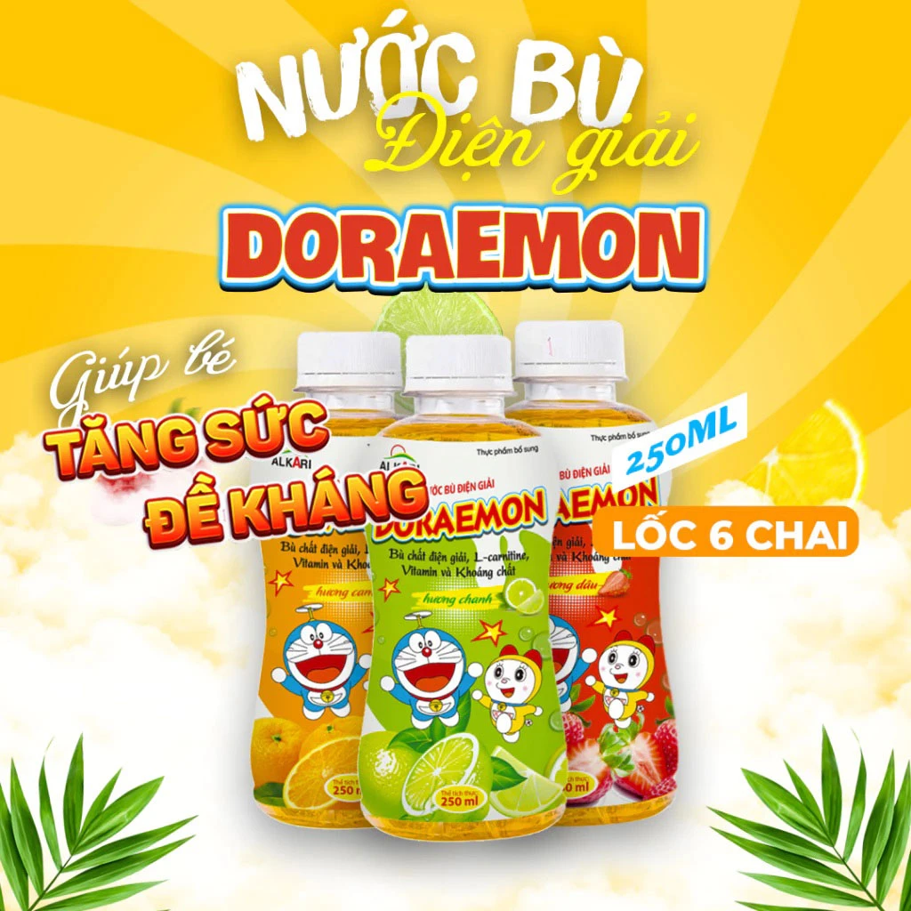 Nước bù điện giải Doraemon