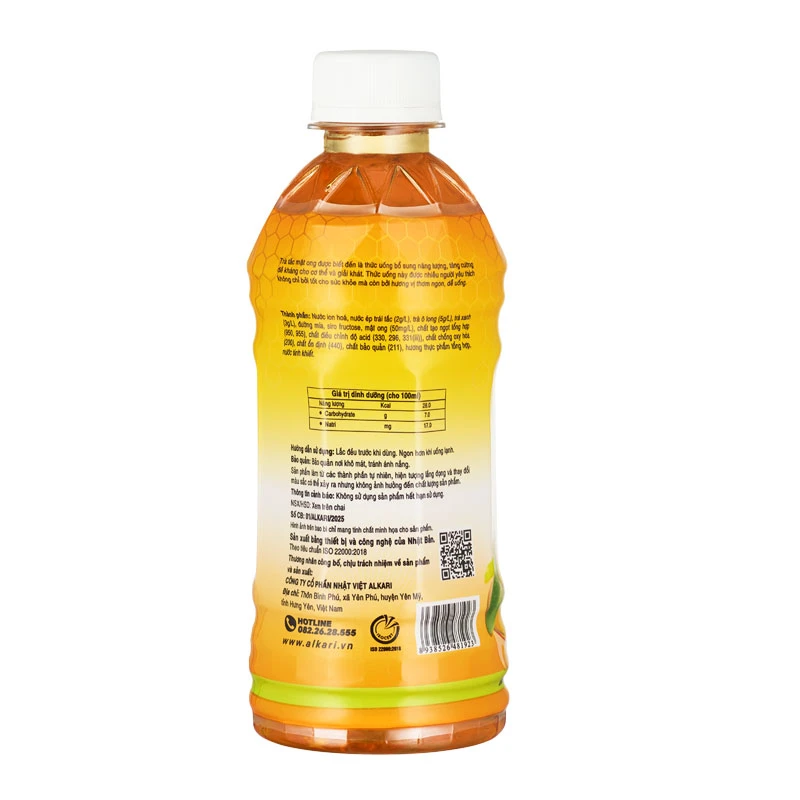 Trà tắc mật ong ALKARI (450mlx24 chai)